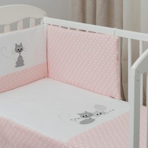colcha cuna y protector "Bombay"